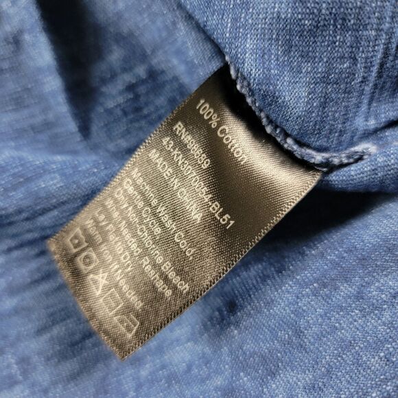 Todd Snyder Medium Indigo Rugby Polo Shirt size XS Blue Long Sleeve NWT $158 - Picture 12 of 13